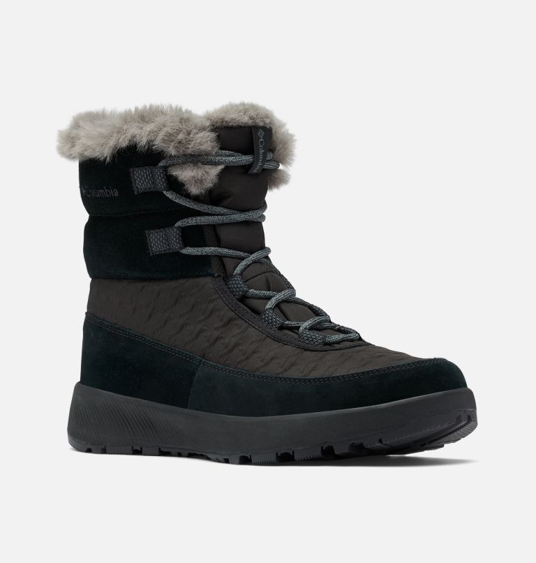 Ghete Iarna Dama Columbia Slopeside Peak™ Omni-Heat™ Infinity Luxe Negrii Gri Inchis | CFO424EF